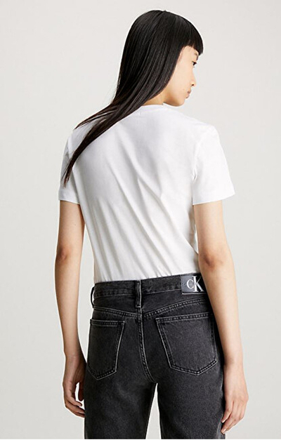 Maicë Calvin Klein Slim Fit J20J221426YAF, e bardhë