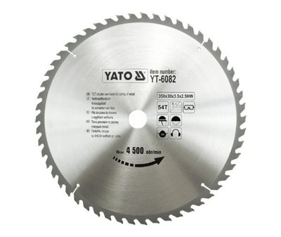 Sharrë rrethore Yato YT-6082, 350x30mm