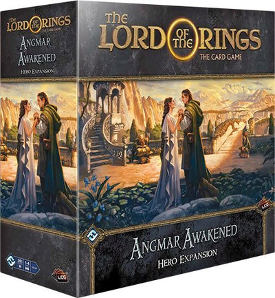 Проширување за игра со карти Fantasy Flight Games Lord of the Rings LCG Angmar Awakened Hero Expansion, за 1 до 4 играчи, на англиски јазик, шарен