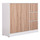 Dollap Matin 117x39,5x99,5Hcm (HM2480.01), bardhë