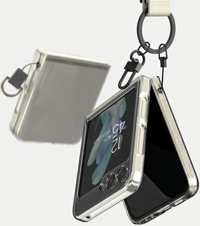 Kapak telefoni Araree Nukin për Samsung Galaxy Z Flip5, polikarbonat, effekt mat, transparente