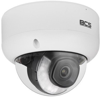 Kamera IP BCS Dome 6Mpx BCS-L-DIP16FCR3L3-Ai, 2.8mm, PoE, e bardhë