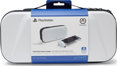 Etui mbrojtëse PowerA për PlayStation Portal Remote Player, guaskë e fortë, e bardhë