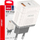 Karikues rrjeti AMiO 04286, 30W, USB C dhe USB, i bardhë
