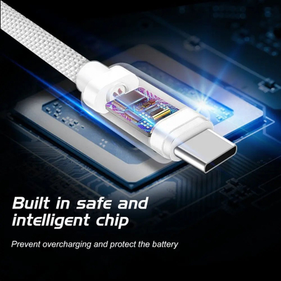 Кабел за податоци Swissten USB A во USB C, 2 m, пренос 3A, црна