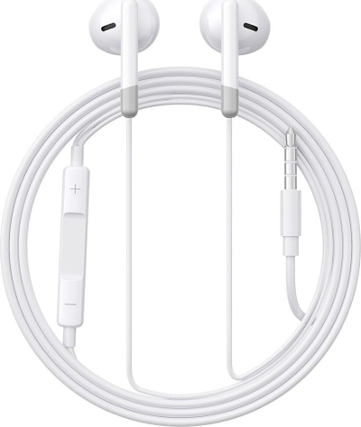Kufje me kabllo Joyroom JR, in ear, mini jack 3.5mm, të bardha