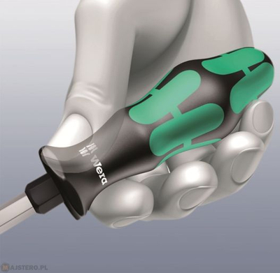 Set kaçavidash TORX BO Wera Kraftform Plus 367 6 copë, me dorezë të rehatsme