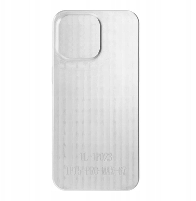 Kallëp sublimimi PhoneParts për kapak iPhone 15 Pro Max, plastik, i bardhë