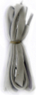 Martes Плосни Бели Врвки за Обувки, 120 cm