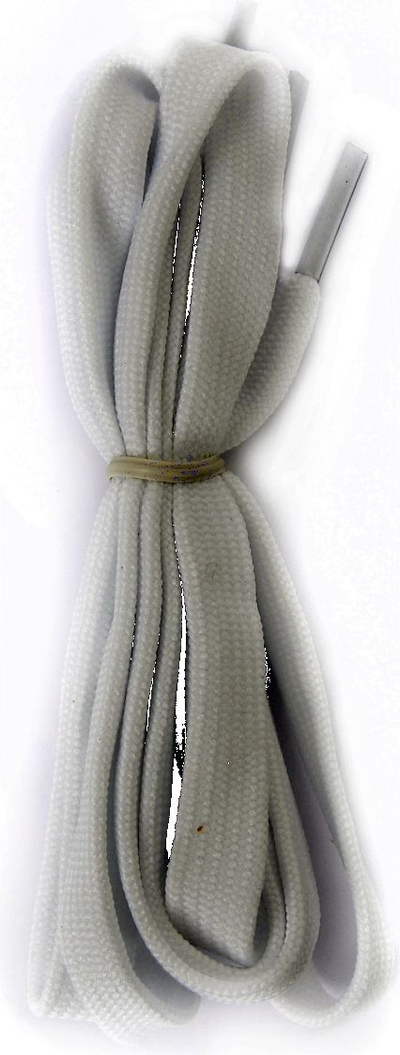 Martes Плосни Бели Врвки за Обувки, 120 cm