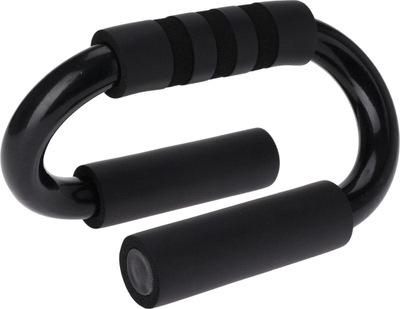 Doreza për pompa XQmax Push Up Stands, set me 2 copë, çelik me shkumë EVA, ngjyrë e zezë