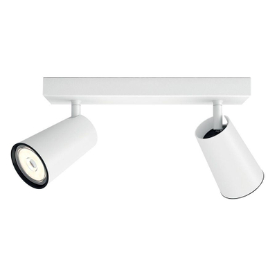 Spot dritash Philips myLiving Paisley, 2xGU10, 5.5W LED, e bardhë