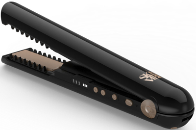 Presë flokësh SKINVIBE Luna Miniwireless SV-003BK, pa kabllo, 210°C, e zezë