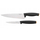 Set thika Fiskars, 2 copë, zezë/argjendtë