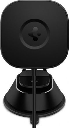 Mbajtëse telefoni për makinë Spigen OneTap MagFit, MagSafe, 7.5W, e zezë