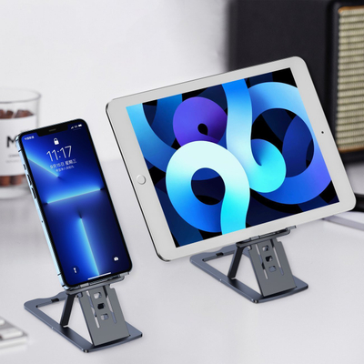 Mbajtëse telefoni dhe tableti Choetech H064, paloset, alumini, gri
