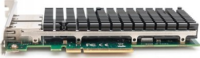 Adaptor rrjeti DIGITUS DN-10163, PCIe, 2x 10 Gigabit Ethernet, jeshil