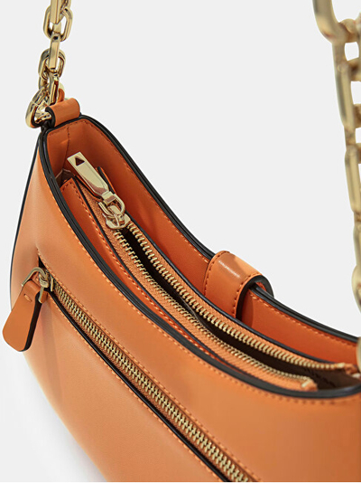 Çantë shpatulle Carrie Top Zip Shoulder Bag, mbyllje me zinxhir, e zezë