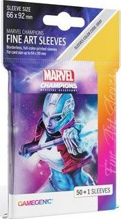 Mbështjellëse kartash Gamegenic Marvel Champions Fine Art Nebula, premium, shumëngjyrëshe