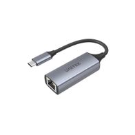 Adapter rrjeti UNITEK U1312A, USB C në Ethernet, 1000Mbps, gri