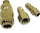 Set kuplungash pneumatike për zorrë, 1/4", 3 copë, metalik