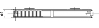 Radjator panel Korado RADIK KLASIK-R 20, 554x900 mm, çelik, i bardhë