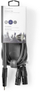 Kabllo audio Nedis OnStage, 2x XLR 3-pin mashkull në 3.5 mm mashkull, 1.5 m, gri