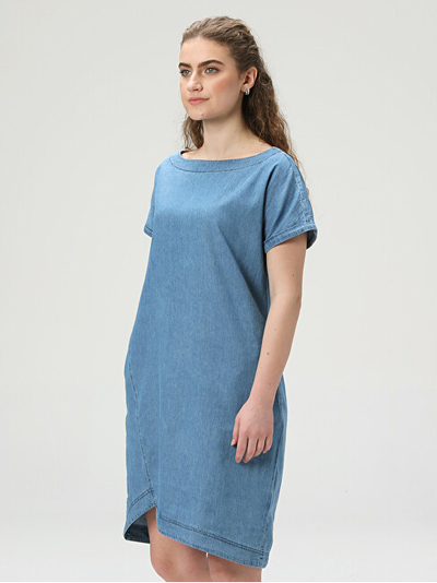 Fustan LOAP DIVINISS Comfort Fit, i kaltër