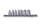 Set çelësash Torx Jonnesway S06H27S, 1/4", E4 E11, 7 copë