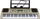Piano elektronike për kalamoj MQ-807USB, 54 taste, hyrje USB, ngjyrë e artë