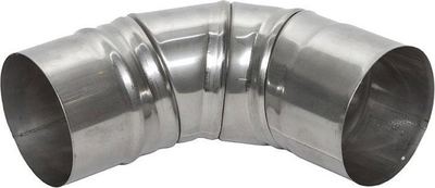 Gyp qoshe oxhaku Wade Ventilation Technology 116120000, 90°, D 120 mm, metalik