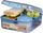 Kuti dreke Sistema Ocean Bound Plastic Bento Box Cube, 1.25L, pa BPA, teal ose blu