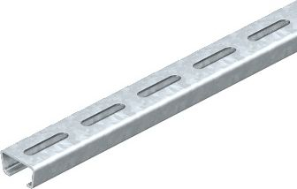 Shinë montimi metalike OBO Bettermann 1112708, 2000 x 35 x 18 mm, metalik