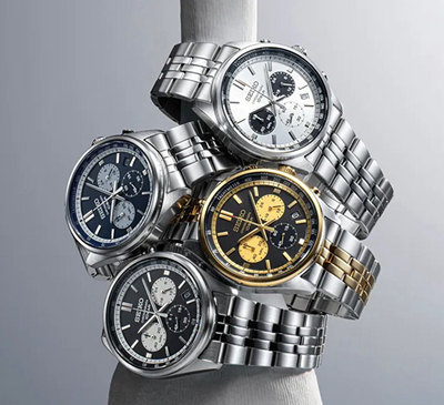 Orë dore Seiko SSB429P1, e argjendtë