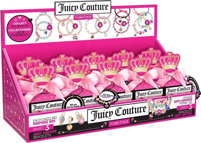 Set DIY byzylykësh Juicy Couture Make It Real Surprise, deri 3 byzylykë, për fëmijë 8+