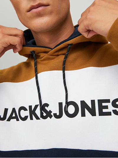 Duks Jack&Jones JJELOGO Regular Fit, portokalli