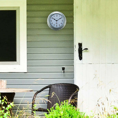 Orë muri Nextime Poppy 4301GA, e bardhë