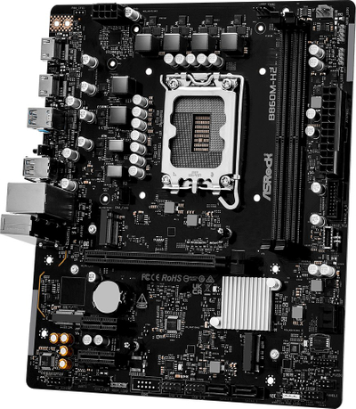 Pлоча базна ASRock B860M-H2, DDR5, Micro ATX, PCIe 4.0