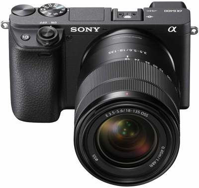 Fotoaparat Sony ALPHA 6400, + 18-135 mm, i zi