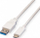 Kabllo USB Value 11999011, USB A në USB-C, USB 3.1, 1m, e bardhë