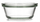Kavanoz qelqi Deli WECK 100 ml, pa kapak, set 6 copë, transparent