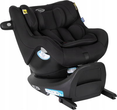 Sedilje automobilistike Graco Turn2Me DLX i-Size, ISOFIX, rrotulluese 360°, Midnight e zezë
