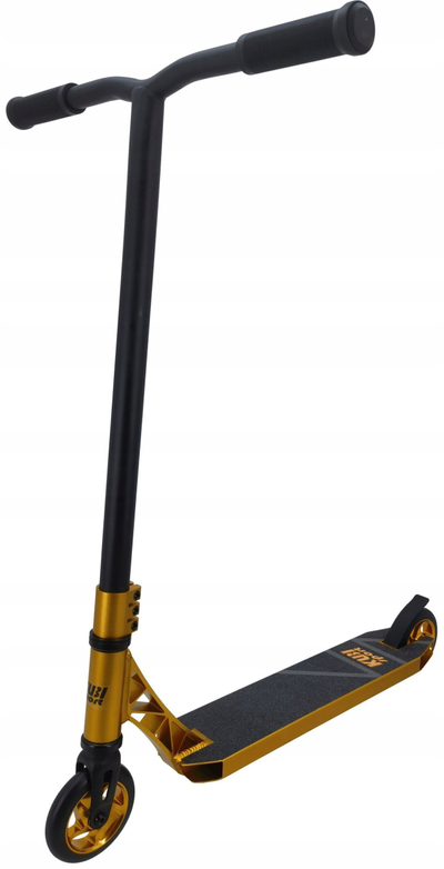 Trotinet freestyle Kubisport Stunt Sports, rrota 110mm, ngjyrë metalik e artë