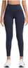 Legginsa Nike One High-Waist për femra, bel i lartë, teknologji Dri FIT, blu obsidian e zezë