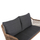 Sofa e jashtme 2-ulëse Baffin (HM6054.03), bezhë