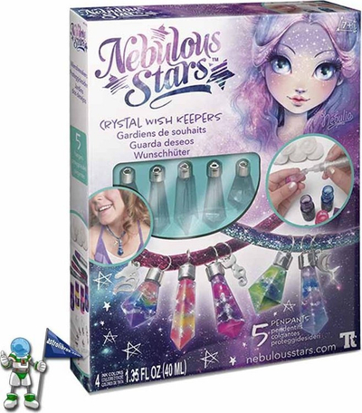 Set lodrash kreative Nebulous Stars Wish Keeper Crystal 11107, për zbukurime peme, shumëngjyrësh