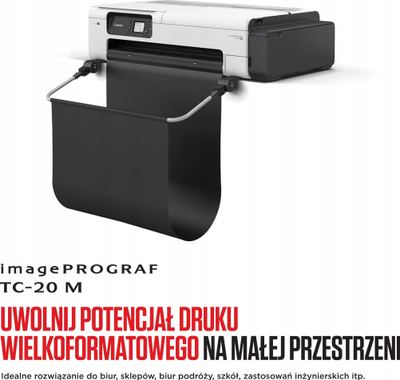 Printer me format të madh Canon imagePROGRAF TC-20M, inkjet, A1, bardhë e zezë