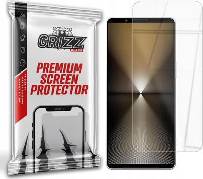 Xham mbrojtës GrizzGlass HybridGlass për Sony Xperia 1 VI, ekran i plotë, transparent