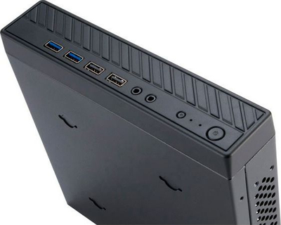 Kuti kompjuteri Akasa Cypher MX3 Thin Mini-ITX, VESA, për disk 2.5", e zezë