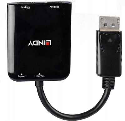 Splitter DisplayPort Lindy 2 Port MST 1.2, 4K, i zi